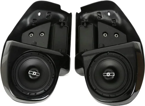 Miniatura 4 de Green-L Carenado inferior con altavoces de 6.5" Compatible con Harley Touring 2014-2024 Road King Street Glide Electra Glide Ultra Negro vivo