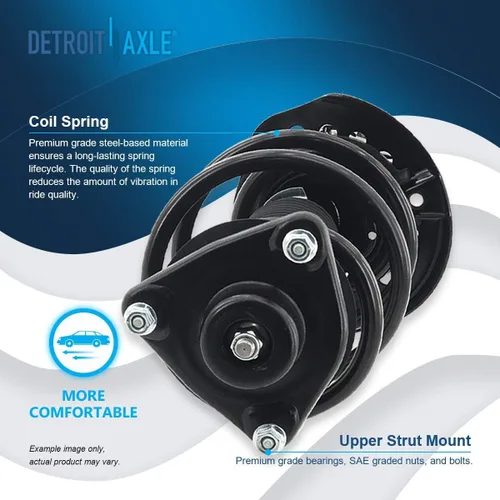 Miniatura 4 de Detroit Axle - Kit de amortiguadores de 4 puntales para Ford Escape 14-19, 2 puntales delanteros con resorte helicoidal 2 amortiguadores traseros