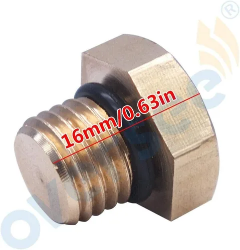 Miniatura 3 de Depósito del enchufe 6H1-43829-00 con junta tórica 93210-09165 para Yamaha 75-90HP 2pcs/set
