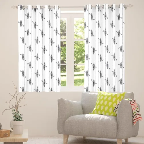 Miniatura 5 de Feelyou Cortinas de lago para dormitorio, sala de estar para niños, decoración de casa de lago, cortinas opacas (2 paneles, 38 x 45 pulgadas), Multi