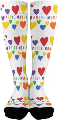 devor Womens Crew Socks Casual Sock for Girls Cotton Crew Socks Funny lesbian gay gay Prides bi Prides LGBT Prides Month Socks