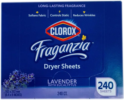 Miniatura 7 de Clorox Fraganzia - Hojas de secadora suavizantes de tela, reductoras de arrugas y antiestáticas, para ropa con gran olor, suaviza telas, aroma Océano