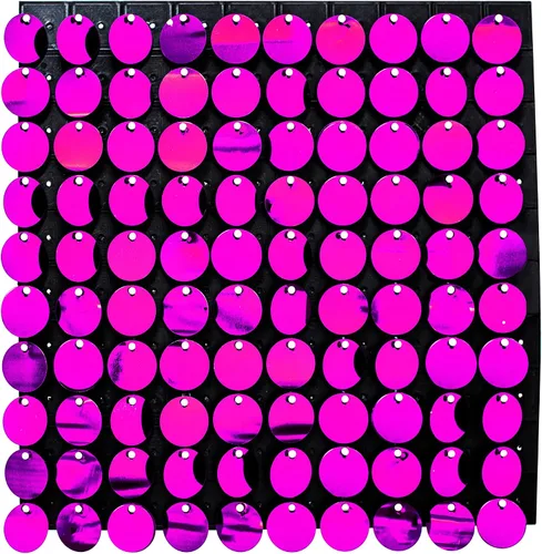 Miniatura 52 de Simply Elegant AestheTech - Panel de pared con lentejuelas brillantes, decoración de pared para bodas, eventos y fiestas temáticas, telón de fondo