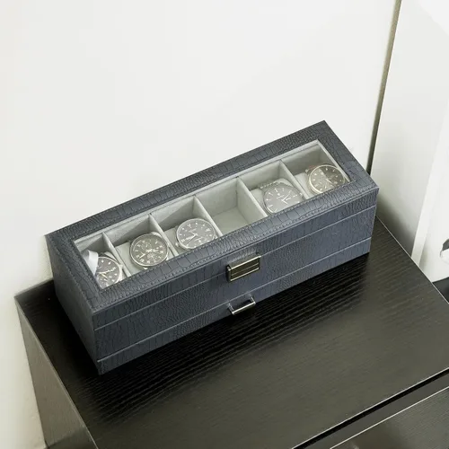 Miniatura 3 de ProCase Paquete de caja de reloj con caja de reloj de 6 ranuras