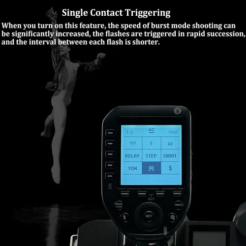 Miniatura 7 de GODOX Disparador de flash inalámbrico XProII-S TTL para cámaras Sony, 2.4G 1/8000s HSS, Bluetooth incorporado para control de aplicación