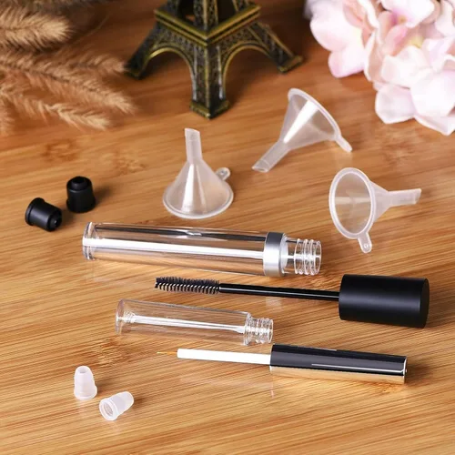 Miniatura 6 de Tubo de rímel vacío y varita delineador de ojos, tubo de rímel de 0.3 fl oz, botella contenedor de pestañas, tubos vacíos y delineadores de ojos