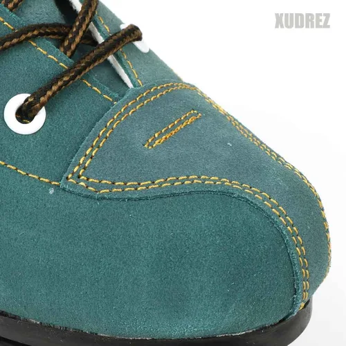 Miniatura 3 de XUDREZ Patines de Cuero de Vaca para Mujeres y Hombres Zapatos de Caña Alta Diseño de Doble Fila, Patines Clásicos Premium Ajustables