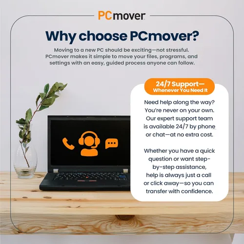 Miniatura 7 de Laplink PCmover Professional - Move your Applications, Files and Settings from an Old PC to a New PC - Data Transfer Software - 1 Use License