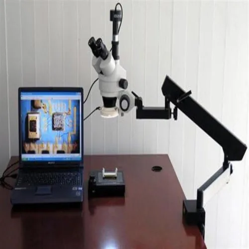 Miniatura 9 de AmScope SM-6TZ-54S-10M Microscopio Digital Profesional Trinocular Estéreo, Lentes WH10x, Aumento 3.5X-90X, Objetivo de Zoom 0.7X-4.5X, Luz LED de 54