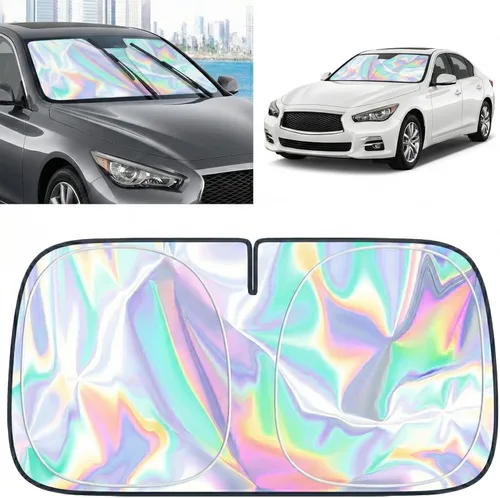 Miniatura 90 de Parasol para parabrisas Honda HR-V 2023-2025 – Cubierta plegable para parabrisas para accesorios HRV Protege el coche de los rayos solares