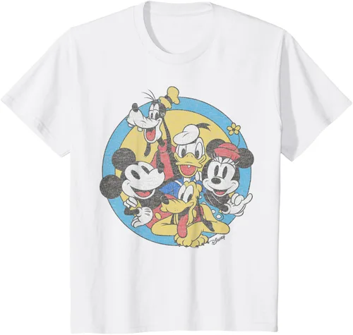Miniatura 23 de Disney Camiseta retro de Mickey and Friends Group Shot