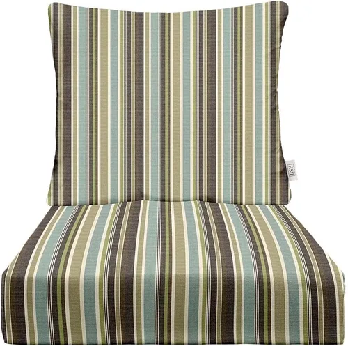 Miniatura 59 de RSH DECOR: Sunbrella - Cojín de asiento profundo con respaldo de almohada, asiento de 23 x 24 x 5 pulgadas, tela de rendimiento resistente al agua