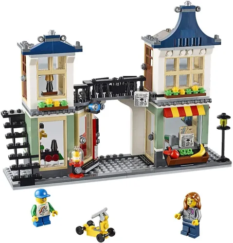 Lego Creator tienda de juguetes y comestibles