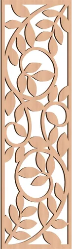 Miniatura 22 de 9 3/8"W x 24 3/8"H x 1/4"T Utica Decorativo Fretwork Madera Paneles de Pared, Abedul