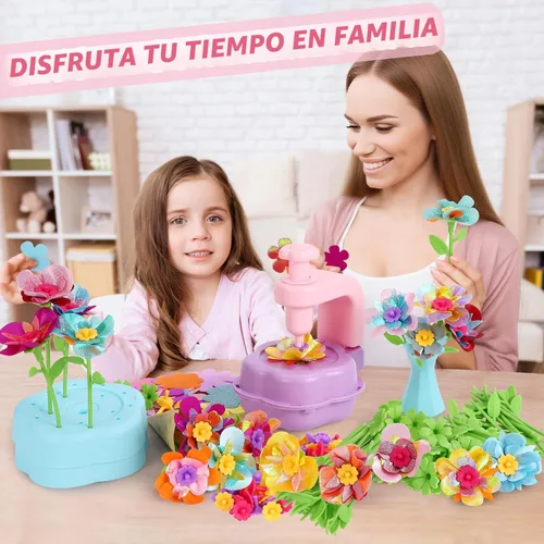 Miniatura 4 de DAISRED Kits de manualidades de flores, juguetes para niños, artes y manualidades para niñas de 4 a 6 a 8 años, kit de fabricación de flores