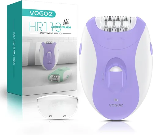 Miniatura 8 de Depiladoras para mujeres con 21 pinzas y luz LED, 2 velocidades de depilación facial inalámbrica para mujeres, depiladoras eléctricas recargables
