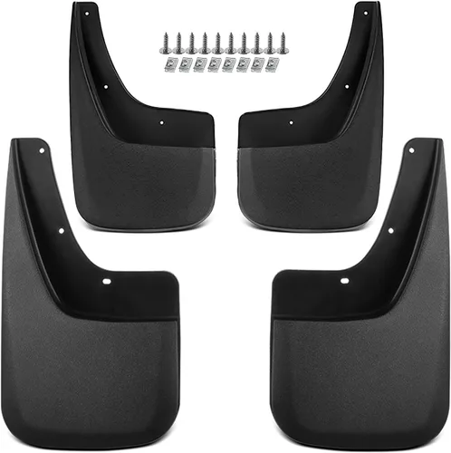 YHTAUTO Protectores contra salpicaduras para GMC Sierra 1500 (Limited), Sierra 2500/3500 HD, con modelo de rueda trasera única, accesorios para