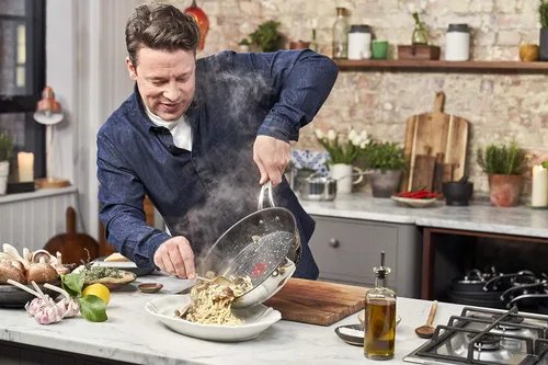 Miniatura 6 de Jamie Oliver by Tefal Cooks - Sartén clásica de acero inoxidable (7.9 in)