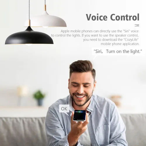 Miniatura 3 de Bombillas inteligentes: bombilla LED WiFi, funciona con Apple Homekit, Alexa, Google Home y Siri, bombilla inteligente LED E26, regulable de 2700