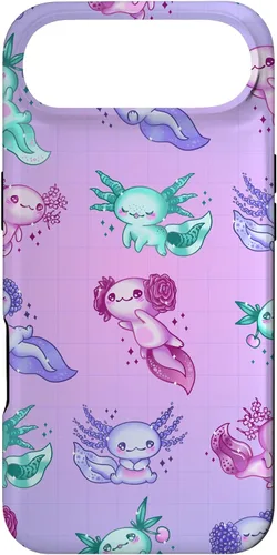Miniatura 27 de Funda con patrón Axolotl para iPhone 12/12 Pro