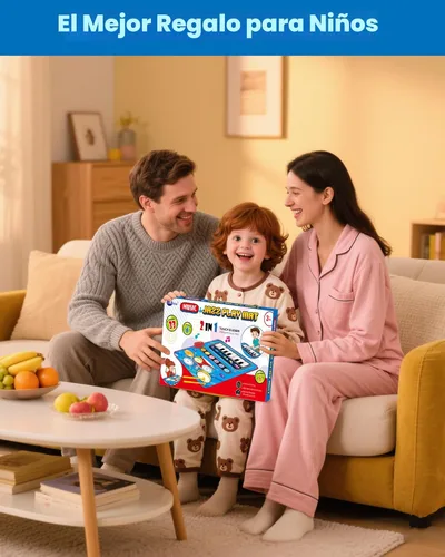 Miniatura 7 de Juguetes para niños de 1 año, tapete musical para bebé con piano y tambor, volumen ajustable, juguetes para niños de 12 a 18 meses, regalos
