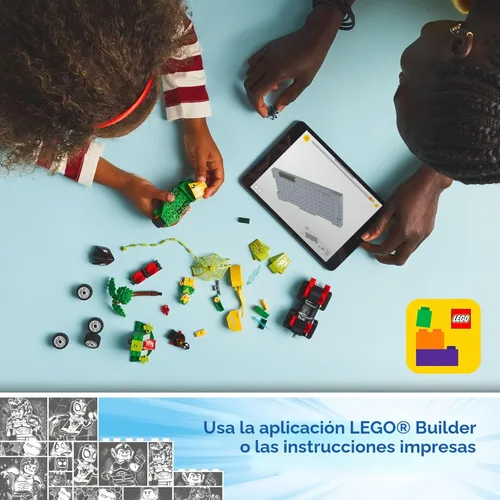 Miniatura 6 de LEGO Marvel Spidey and His Amazing Friends Spin and Electro Dinosaur Vehicle Chase - Juguete de construcción preescolar de coche y motocicleta
