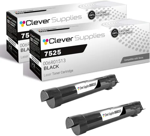 Miniatura 230 de CS compatible Xerox Phaser 6510/WorkCentre 6515 (106r03480) 2 cartuchos de tóner negro para Phaser 6510, WorkCentre 6515 2 negro