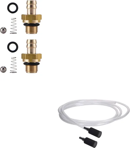 Tool Daily Juego de inyectores químicos compatibles para lavadora a presión, manguera de sifón de lavado a presión y filtro para inyector de jabón e