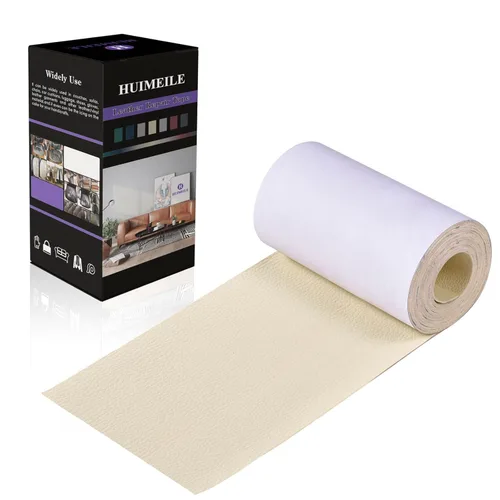 Miniatura 45 de Cinta de parche de reparación de cuero de 4 x 60 pulgadas, cinta autoadhesiva fuerte para muebles, sofás, sillones, asientos de automóvil, armarios