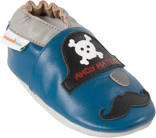 Miniatura 2 de Momo Baby Zapatos de piel con suela suave para niños