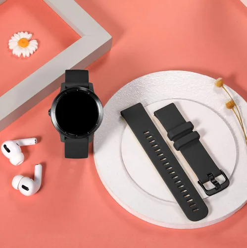 Miniatura 2 de GEAK Compatible con correas de reloj Garmin Vivoactive 5/Garmin Vivoactive 3, banda de silicona de 20 mm para Vivoactive 3 Music/Vivomove