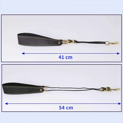 Miniatura 5 de Saxofón Saxofón Correa de cuello negro para saxo barítono alto tenor soprano, súper fibra, gancho de metal, instrumentos musicales accesorios piezas
