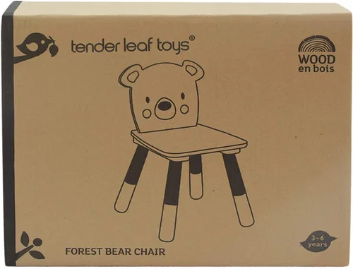 Miniatura 5 de Tender Leaf Toys - Colección de mesa y sillas del bosque - Adorable mesa de juego y sillas de arte para niños tamaño infantil - Hecho