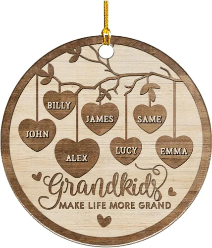 Miniatura 29 de Adorno de rana personalizado con estilo de joyería, adorno acrílico 2024 para niña, mujer, mamá, ideas de regalo de Navidad, decoración de árbol