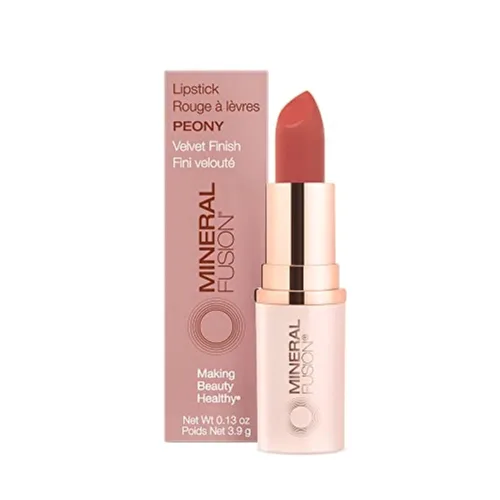 Miniatura 23 de Mineral Fusion Lápiz labial de larga duración, color de labios vívido y sin manchas con aceite de aguacate, manteca de semilla de cacao, libre