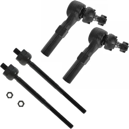 Miniatura 9 de TRQ Juego de varillas de acoplamiento delanteras interiores y exteriores, 4 piezas, compatible con Chevrolet Cruze 2016-2019 16-19 Volt