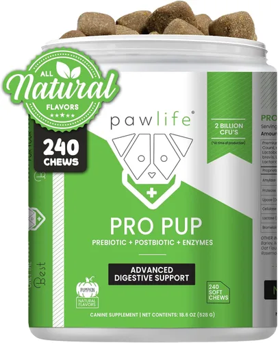 Probióticos para perros – Alivio de la diarrea, apoyo a la salud intestinal, alivio del estreñimiento, apoyo de salud digestiva – Probióticos para