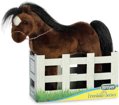 Miniatura 7 de Aurora Exquisito animal de peluche Breyer Showstoppers de pura sangre, detalles realistas para juegos imaginativos, perfecto para niños, adultos