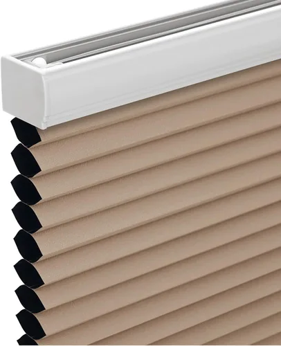 Changshade Persianas sin cordones con celdas, persianas opacas de nido de abeja para ventanas, persianas abatibles plisadas, fáciles de instalar