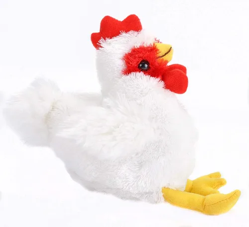 Miniatura 5 de Wild Republic - Peluche de gallina, regalos para niños, colección Hug'Ems, 7 pulgadas