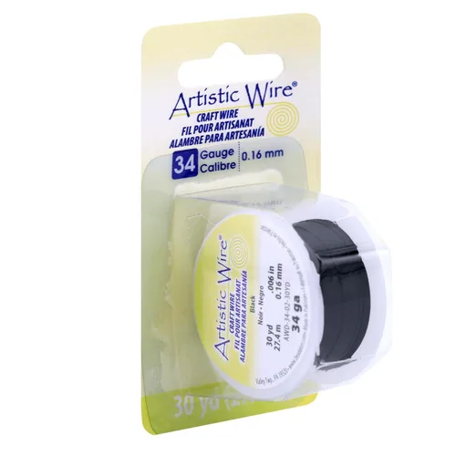 Miniatura 16 de Artistic Wire Alambre de Cobre Coloreado Plateado en Plata Resistente al Deslustre para Manualidades y Envolver Joyería, Resistente al Deslustre