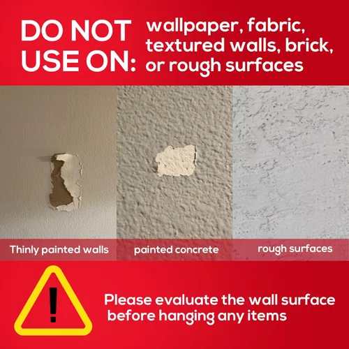 Miniatura 5 de AIERSA Perchas de Pared Sin Clavos, 20 Piezas de Perchas para Cuadros Sin Clavos, Cuelga Marcos en la Pared Sin Clavos, Adhesivos Sin Clavos