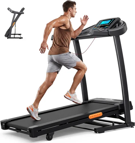 Miniatura 10 de THERUN Incline Treadmill, Treadmills for Running and Walking, 300 lbs Weight Capacity Folding Treadmill with 0-15% Auto Incline, Wide Belt, 3.5 HP