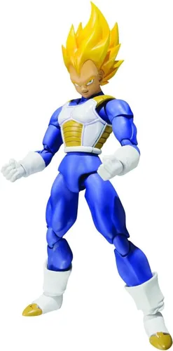 Figuras de Bandai Tamashii Nations S.H: Dragon Ball Z, Super Sayayin Vegeta, edición a color de primera calidad