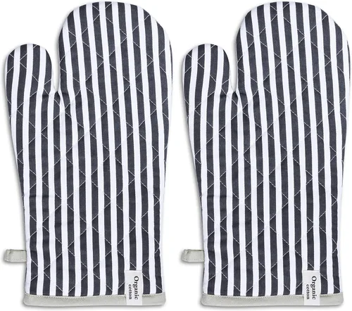 Miniatura 10 de AMOUR INFINI Juego de 2 soportes para ollas de algodón resistentes al calor, antideslizantes de 8 x 8 pulgadas, almohadillas calientes para cocina