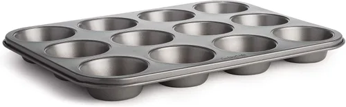 Miniatura 8 de Cooking Light Mini molde para muffins de acero al carbono con revestimiento de liberación rápida, antiadherente, apto para hornear, rendimiento