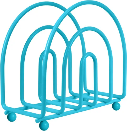 Miniatura 2 de Blue Donuts Servilletero turquesa de la colección Arc - Servilleteros para mesas, moderno servilletero, servilleteros de mesa de comedor para cocina