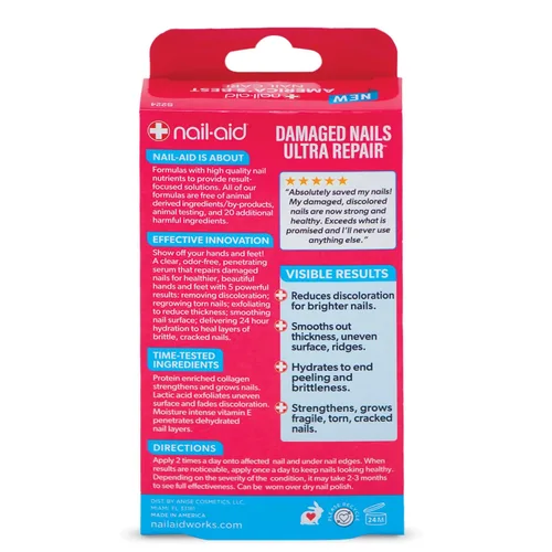 Miniatura 2 de Nail-Aid - Reparación múltiple 5 en 1 para uñas dañadas de manos o pies