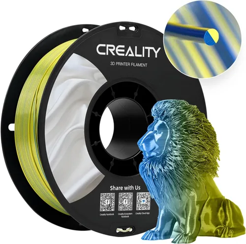 Miniatura 28 de Creality Filamento de madera PLA de 4.4 lbs, filamento de impresora 3D de 0.069 in, textura seda suave, dureza, filamento de impresión de carrete