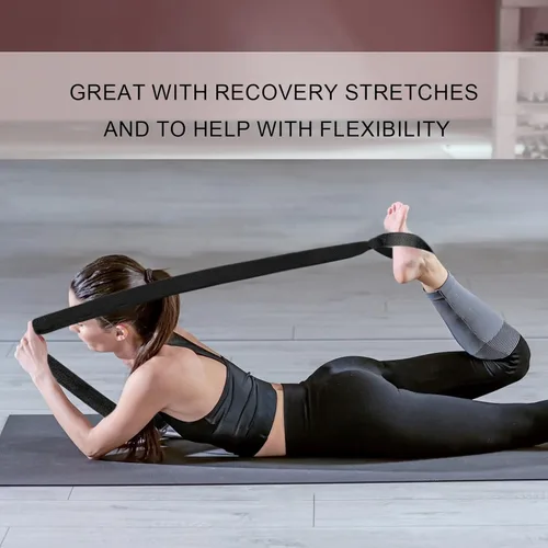 Miniatura 7 de A AZURELIFE Premium 2 en 1 correa para esterilla de yoga, ajustable antideslizante para transportar esterilla de yoga, se dobla como bandas